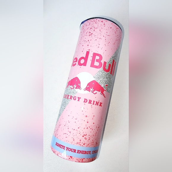 Pink Redbull Glitter Tumbler 20oz - Barbiecore - Handmade - Picture 3 of 3